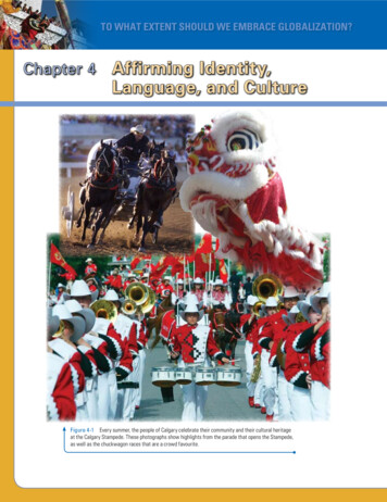 Chapter 4 Affirming Identity, Language, And Culture