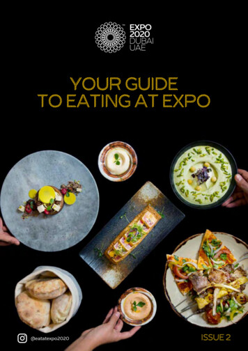 YOUR GUIDE TO EATING AT EXPO