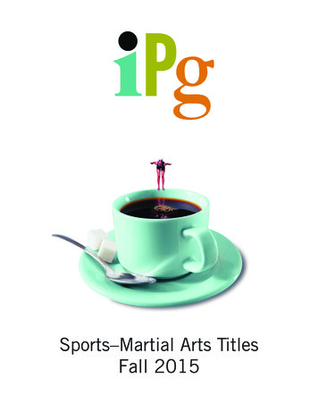 Sports–Martial Arts Titles Fall 2015