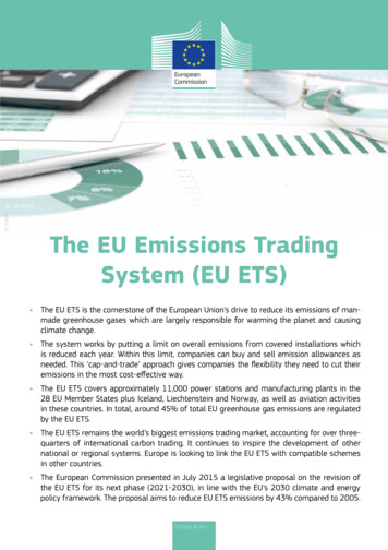  IStock The EU Emissions Trading System (EU ETS)