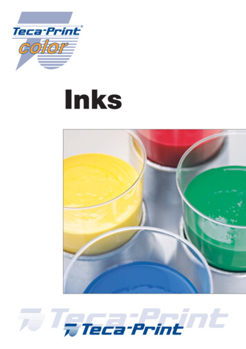 Teca-Print Ink Catalogue