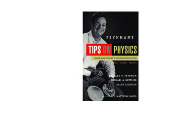 Feynman's Tips On Physics - Softouch