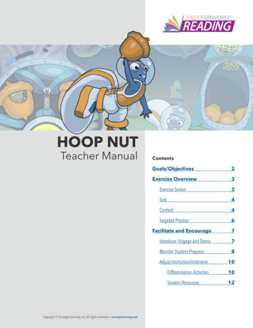 Fast ForWord Foundations I - Hoop Nut Teacher Manual