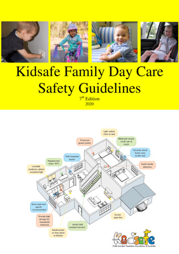 Kidsafe Family Day Care Safety Guidelines - Kidsafe Australia