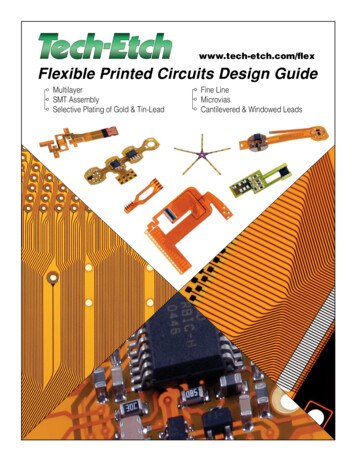  Tech-etch /flex Flexible Printed Circuits Design Guide