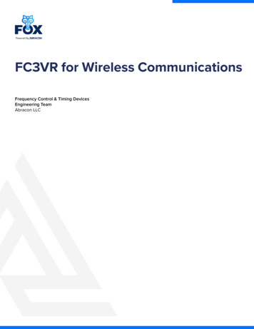 FC3VR For Wireless Communications - Abracon