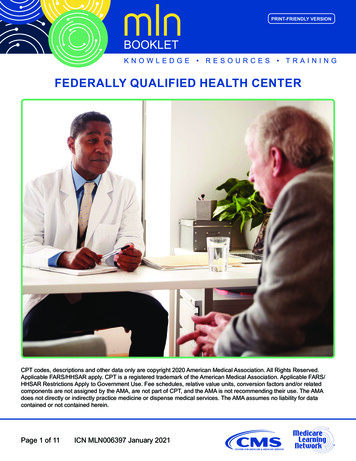 Federally Qualified Health Center - CMS
