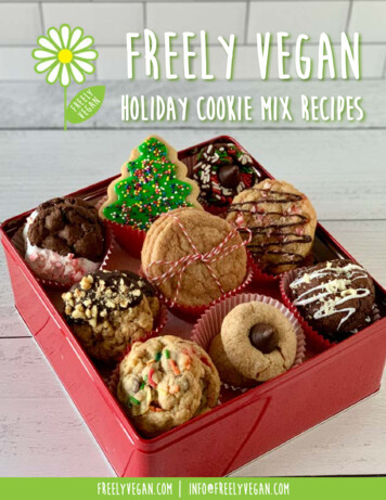 Freely Vegan Holiday Cookie Recipes
