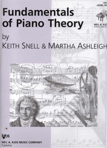 GP61 Fundamentals Of Piano Theory - WebintroJmm