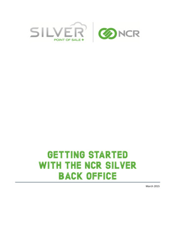 Getting Started With NCR Silver Back Office Generic