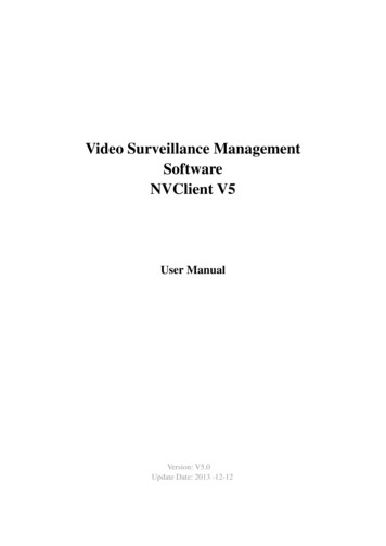 Video Surveillance Management Software NVClient V5 - SANNCE