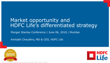 Market Opportunity And HDFC Life's Differentiated Strategy