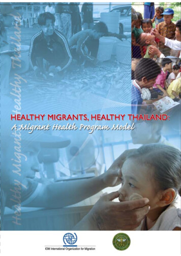 Migrant Health Program Model - IOM Publications