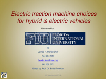 Electric Machine Design Course - Institute Of Electrical .