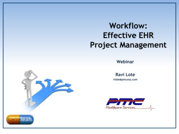 Workflow: Effective EHR Project Management