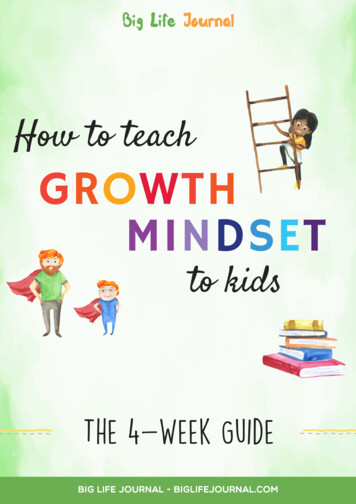 How To Teach Growth Mindset 4 Week . - Bardfield Academy