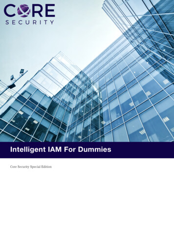 Intelligent IAM For Dummies - Core Security