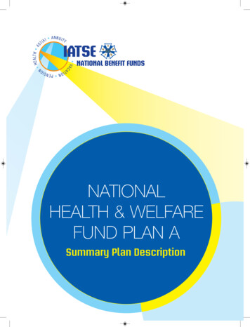 National Health & Welfare Fund Plan A - Iatse Nbf
