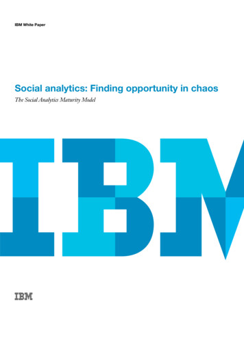 The Social Analytics Maturity Model - Bitpipe