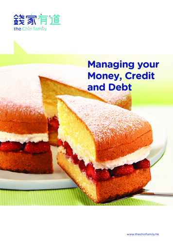 Managing Your Money, Credit And Debt