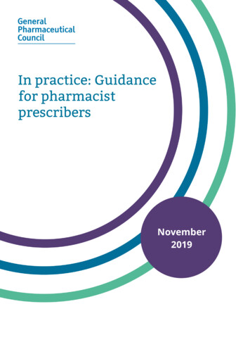 In Practice: Guidance For Pharmacist Prescribers