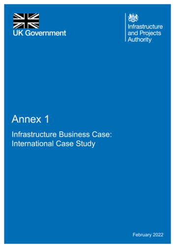International Infrastructure Business Case Guidance Case Study