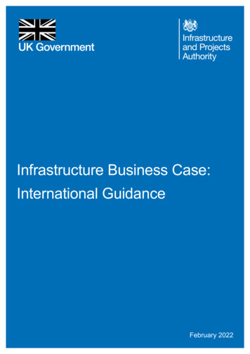 Infrastructure Business Case: International Guidance