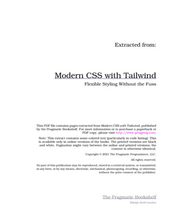 Modern CSS With Tailwind - The Pragmatic Programmer
