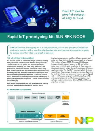 Rapid IoT Prototyping Kit: SLN-RPK-NODE - NXP
