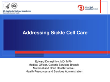 Addressing Sickle Cell Care - Duke University