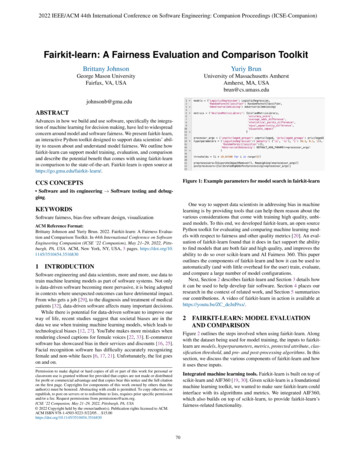 Fairkit-Learn: A Fairness Evaluation And Comparison Toolkit