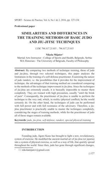 SIMILARITIES AND DIFFERENCES IN THE TRAINING METHODS 