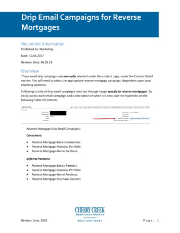 Drip Email Campaigns For Reverse Mortgages