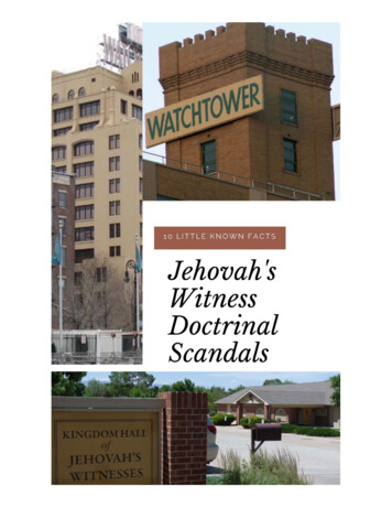 10 Little‐Known Facts On Jehovah’s Witness Doctrinal Scandals