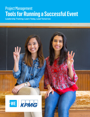 Project Management Tools For Running A Successful Event