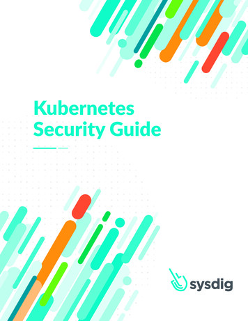 Kubernetes Security Guide - Sysdig