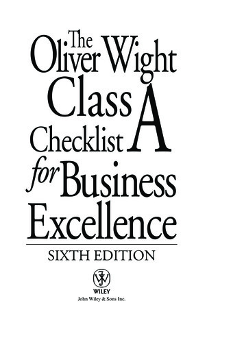 Checklist ForBusiness Excellence