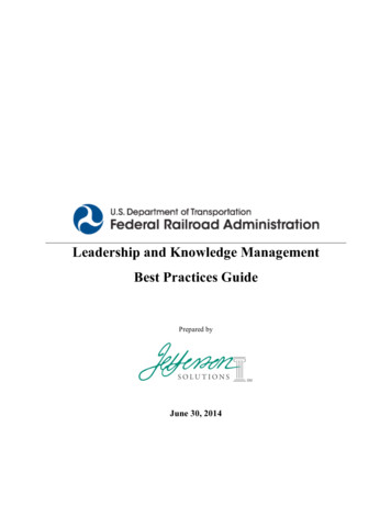 Leadership And Knowledge Management Best Practices Guide