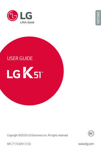 LG K51 Phone User Manual - Manuals - User Manuals 