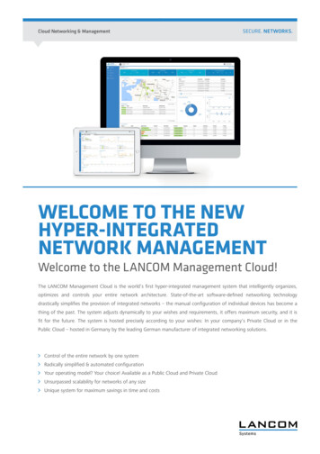 Welcome To The New Hyper-integrated Network Management