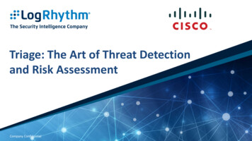 Triage: The Art Of Threat Detection And Risk Assessment