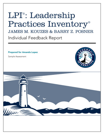 LPI : Leadership Practices Inventory