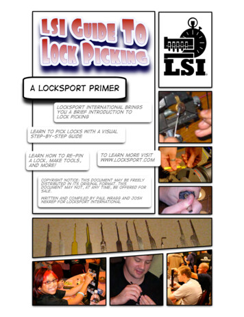 A Locksport Primer - PDF.TEXTFILES 