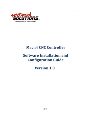 Mach4 CNC Controller Software Installation And .