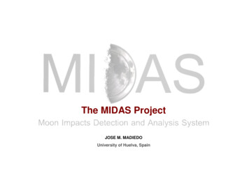 The MIDAS Project - Cosmos