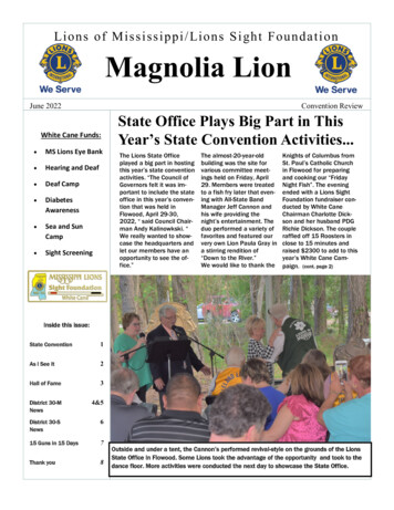 Lions Of Mississippi/Lions Sight Foundation Magnolia Lion