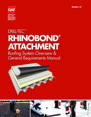 Drill-tec Rhinobond Attachment - Gaf