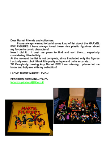 Dear Marvel Friends And Collectors, I Have Always Wanted .