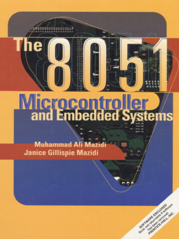 The 8051 Microcontroller And Embedded