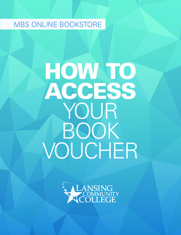 HOW TO ACCESS YOUR BOOK VOUCHER